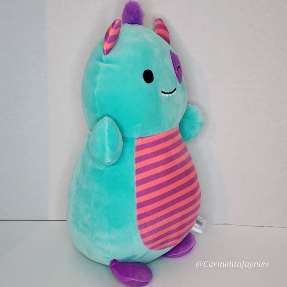 ❤️ LEON 👻 Love Monster HugMee Valentines 2024 Original Squishmallow ☆》NWT ☆》 - Picture 6 of 8